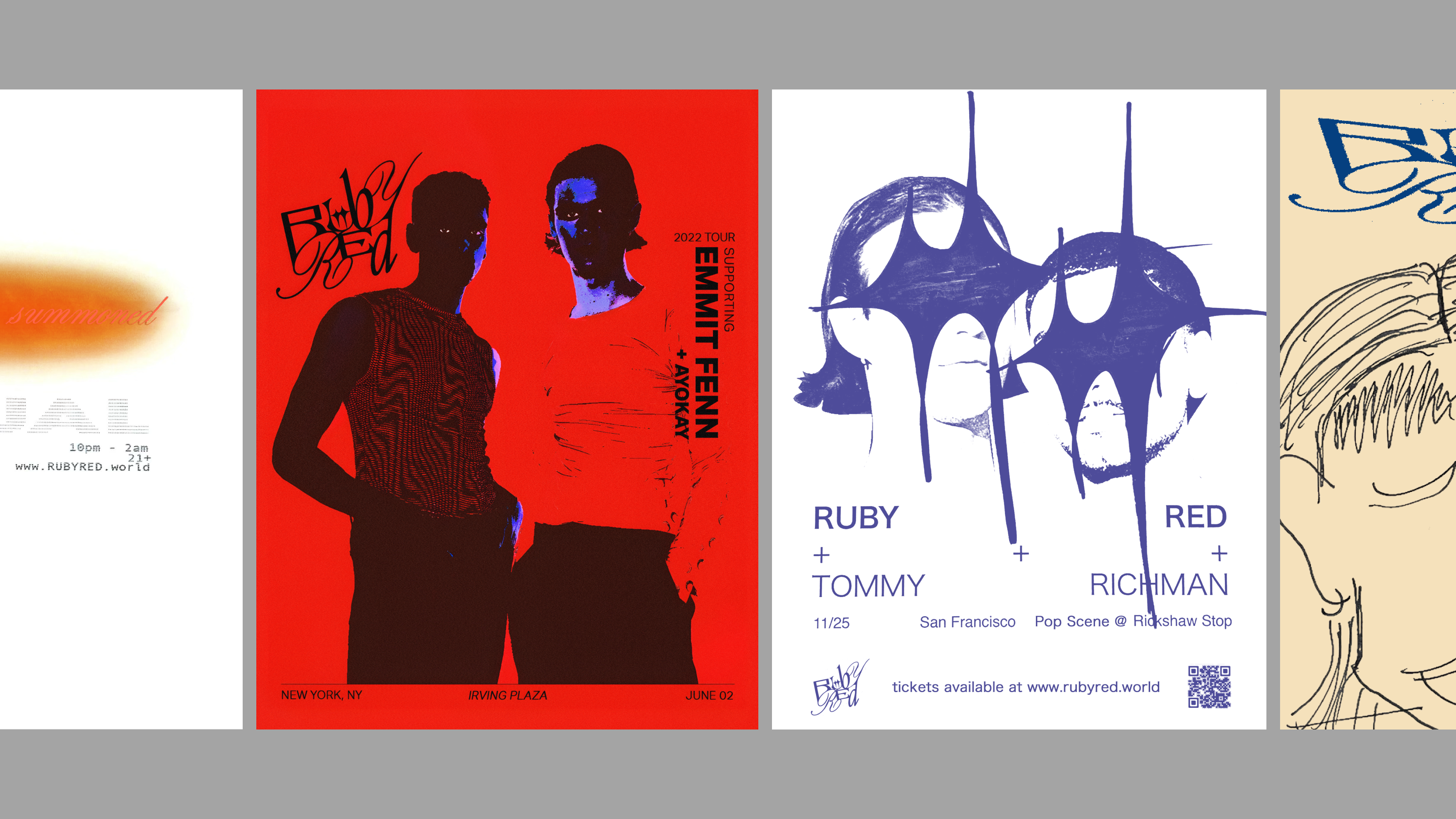 Selection of graphic design work over the years