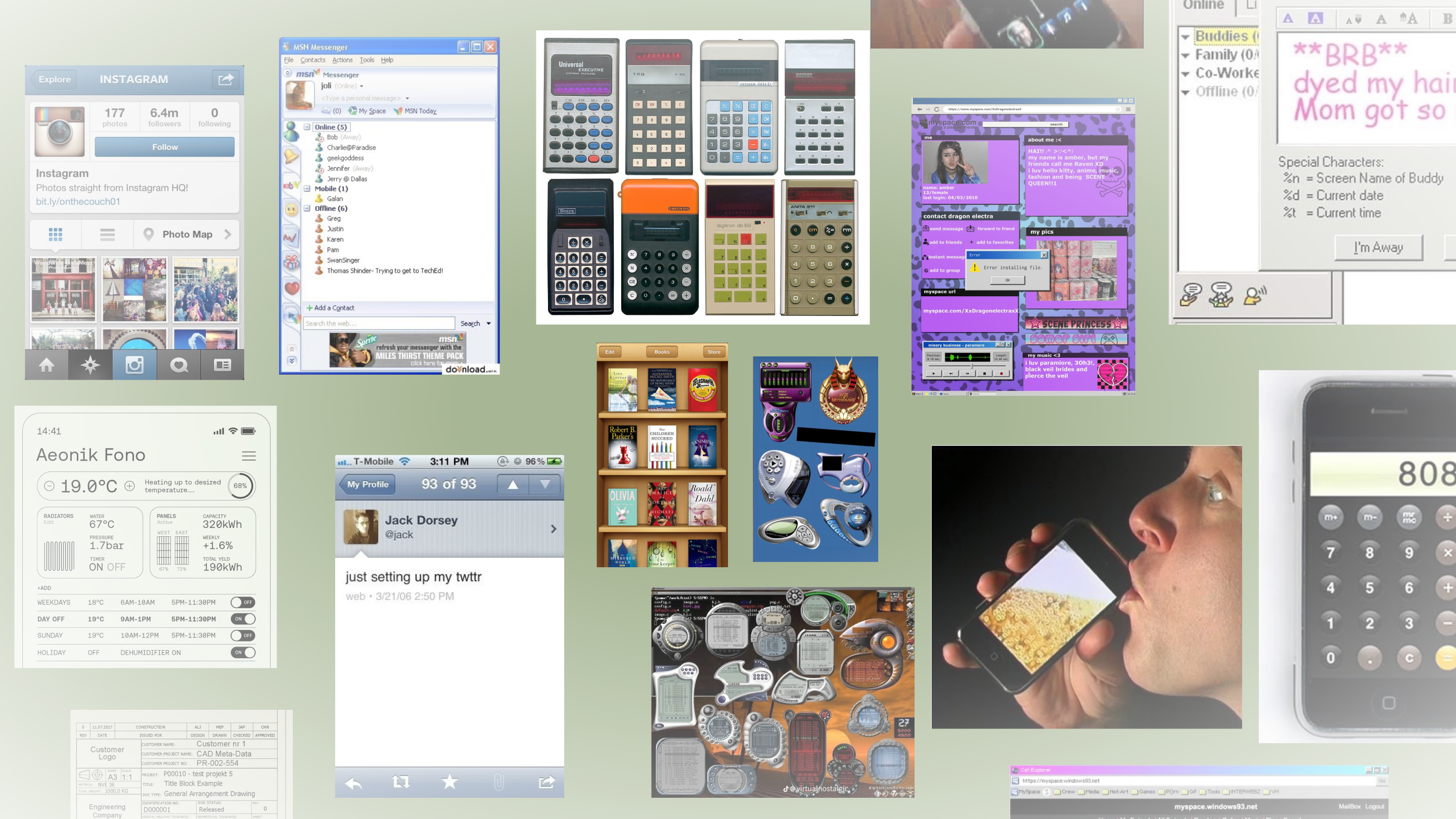 Calcul8r Moodboard